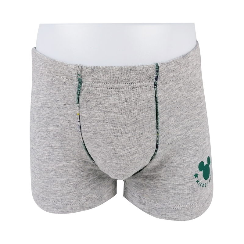 OEM ODM customize small cute print breathable cotton spandex kids underwear boys boxers
