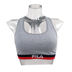 sports women bra wireless cotton elastane customize jacquard logo ladies lingerie