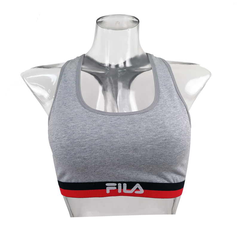 sports women bra wireless cotton elastane customize jacquard logo ladies lingerie