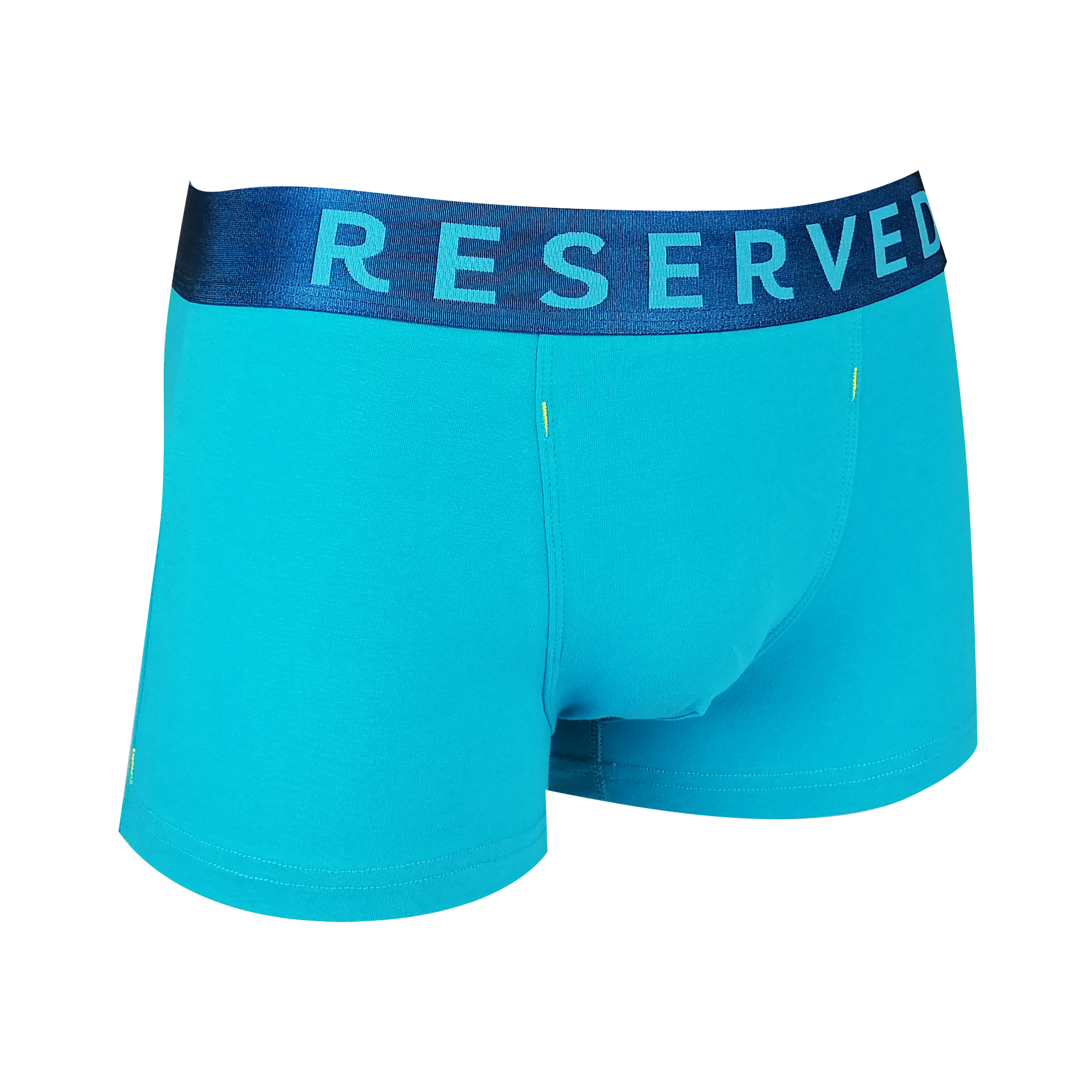 shinny elastic waistband fashion plain color short length men boxer short