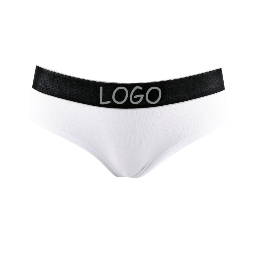 customized logo siliver logo women bikini uinderwear soft cotton underwear