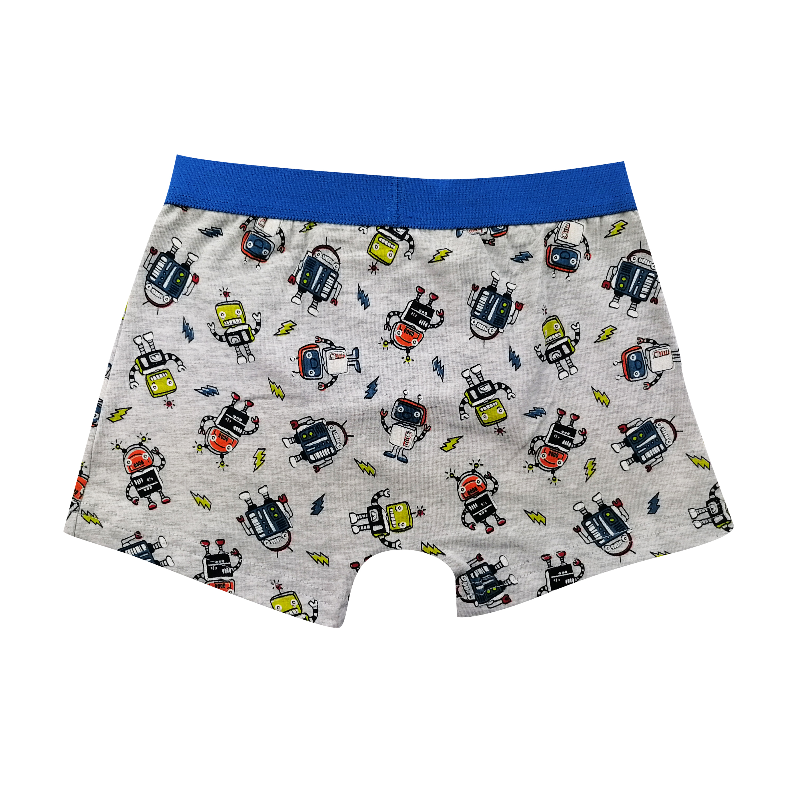 OEM ODM cusotmize all over print cartoon robert printing breathable cotton elastane boys boxers briefs