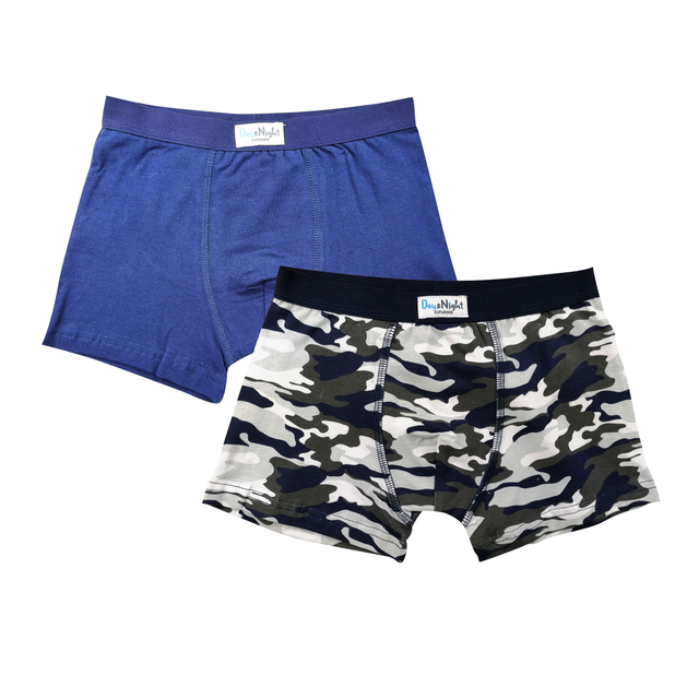 OEM ODM customize print woven lable cotton spandex boys boxers underwear