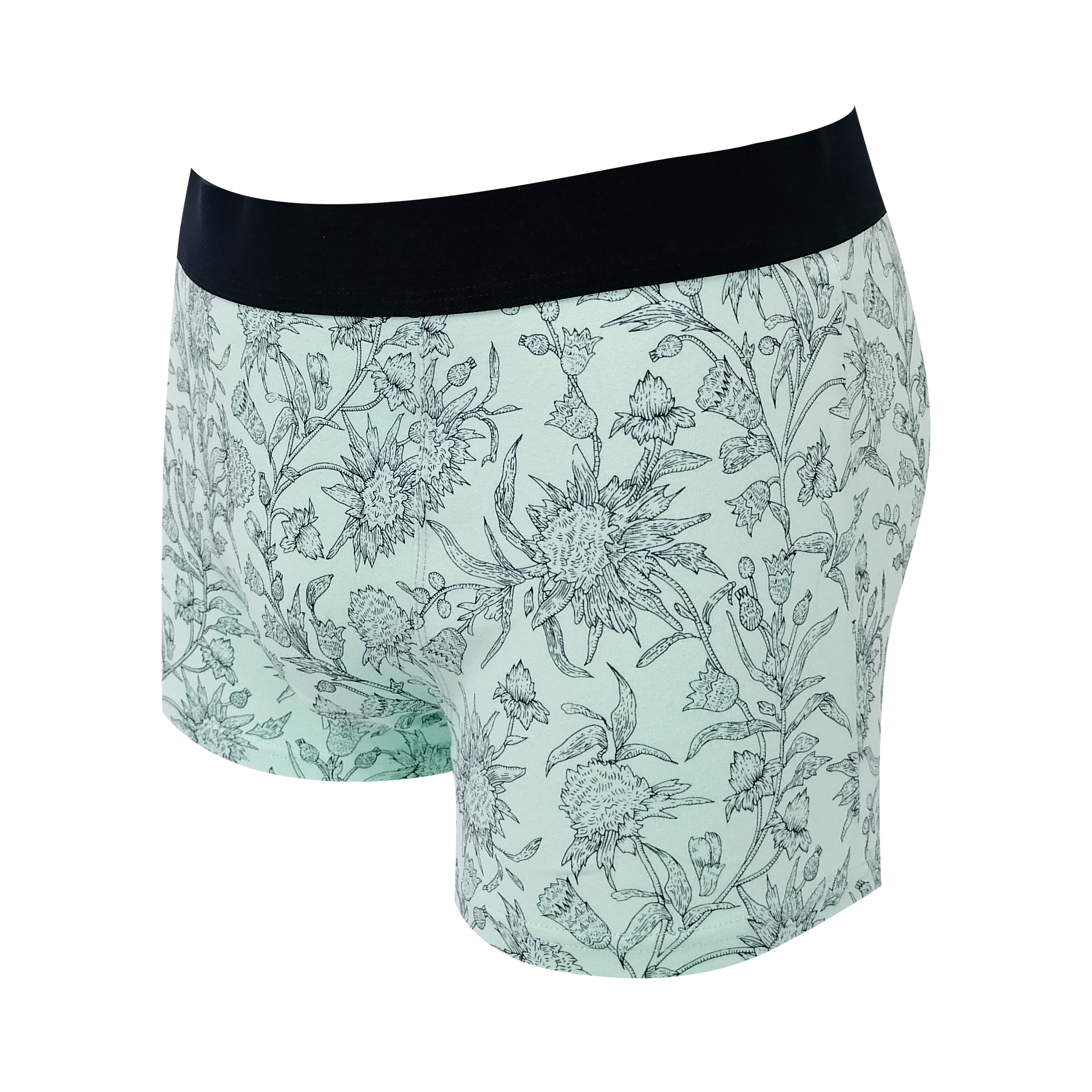 all over print breathable cotton elastane European market men boxer short
