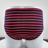yarn dye strip print soft cotton boys briefs customize private logo undis