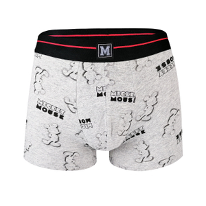 woven main label customize all over print comfort cotton men boxers