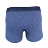 blue melange customized color OEM ODM breathable cotton spandex men boxer shorts