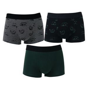 CK2002 Cotton Elastane Customize All over Print Men Boxers Shorts Underwear