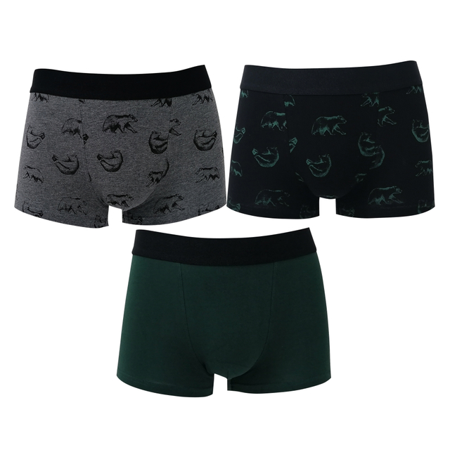 CK2002 Cotton Elastane Customize All over Print Men Boxers Shorts Underwear