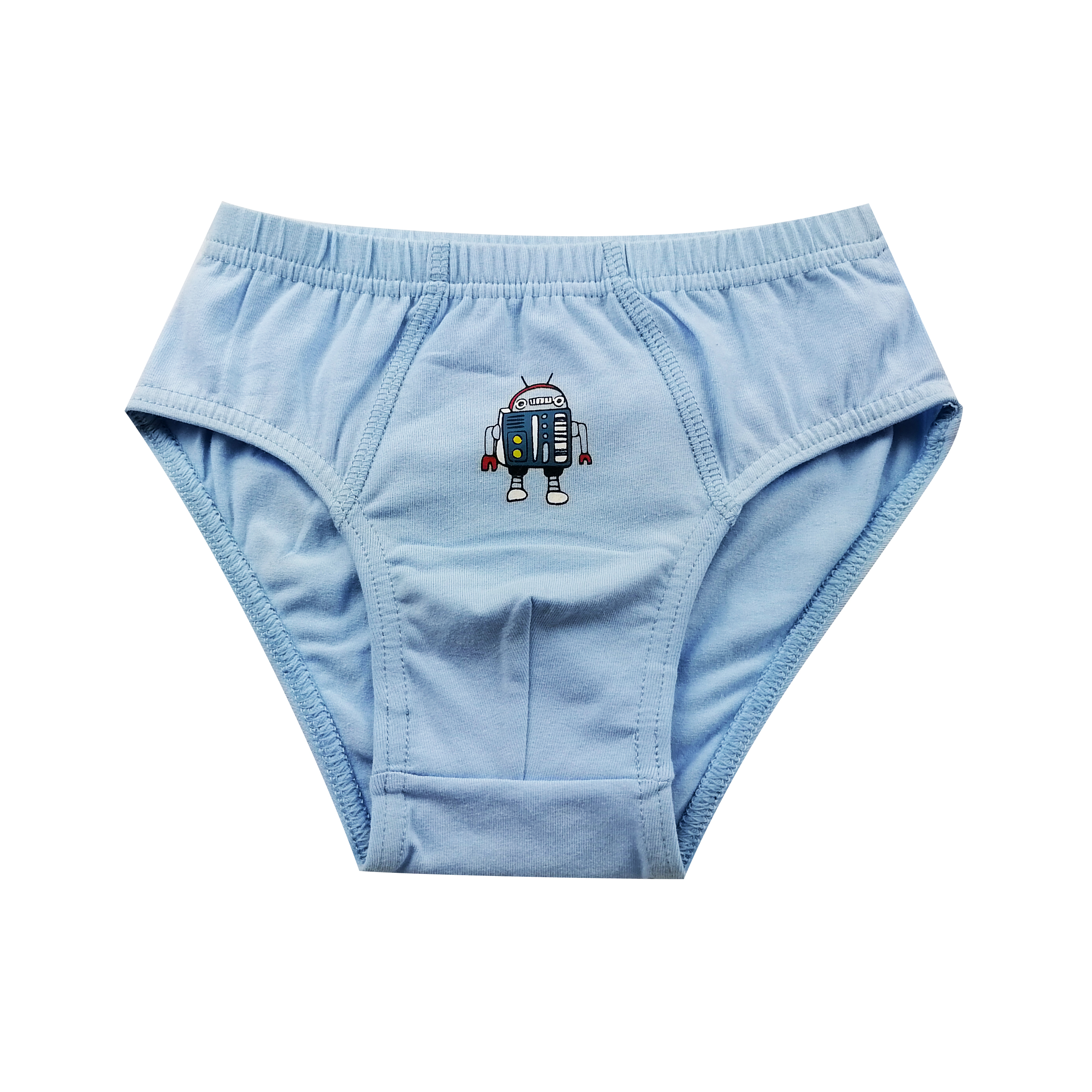 customize cartoon print 2pack boys briefs kids underwear cotton elastane