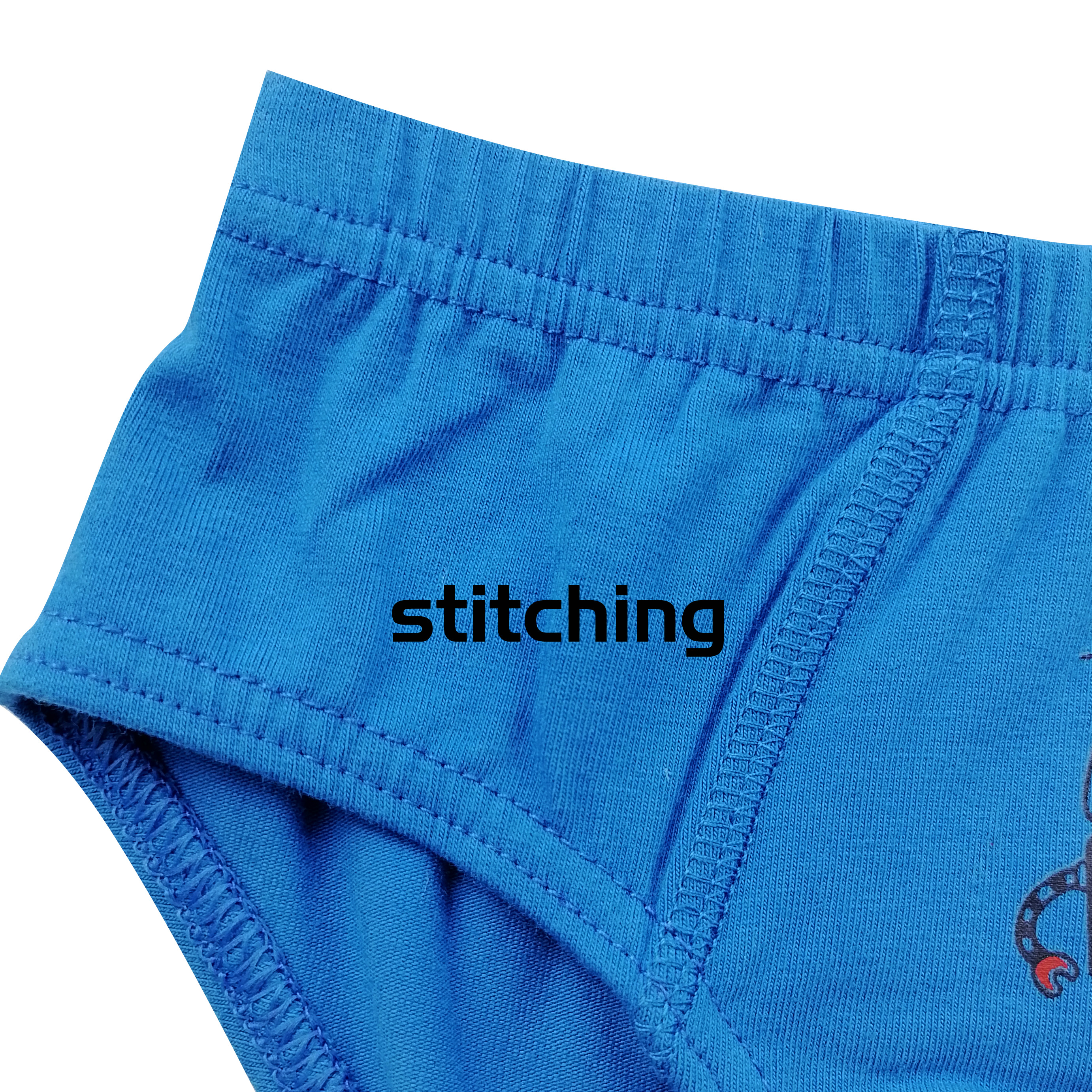 customize cartoon print 2pack boys briefs kids underwear cotton elastane