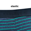 Wholesale customize private logo striped print cotton men boxers shorts