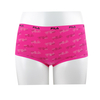 all over print print logo breathable cotton elastane women boyshorts underwear