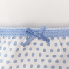 100%cotton baby underwear kids briefs panties all over print lace design