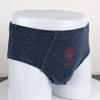 blue melange cartoon robert print OEM ODM cotton fabric boys briefs underwear