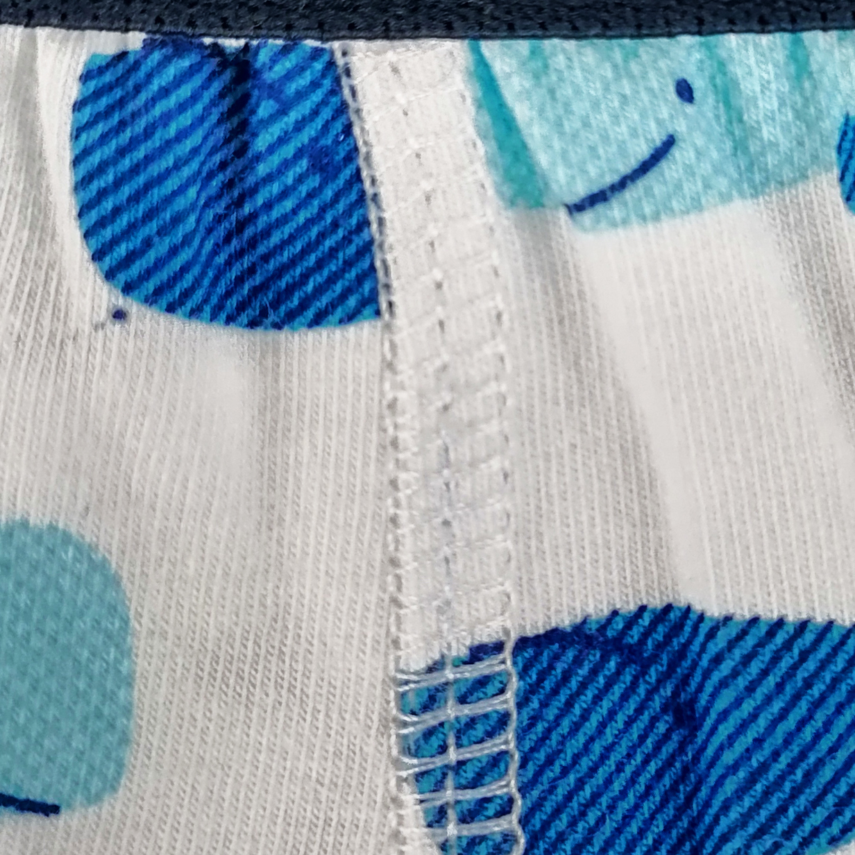 OEM customize all over print cute fish pattern boys underwear
