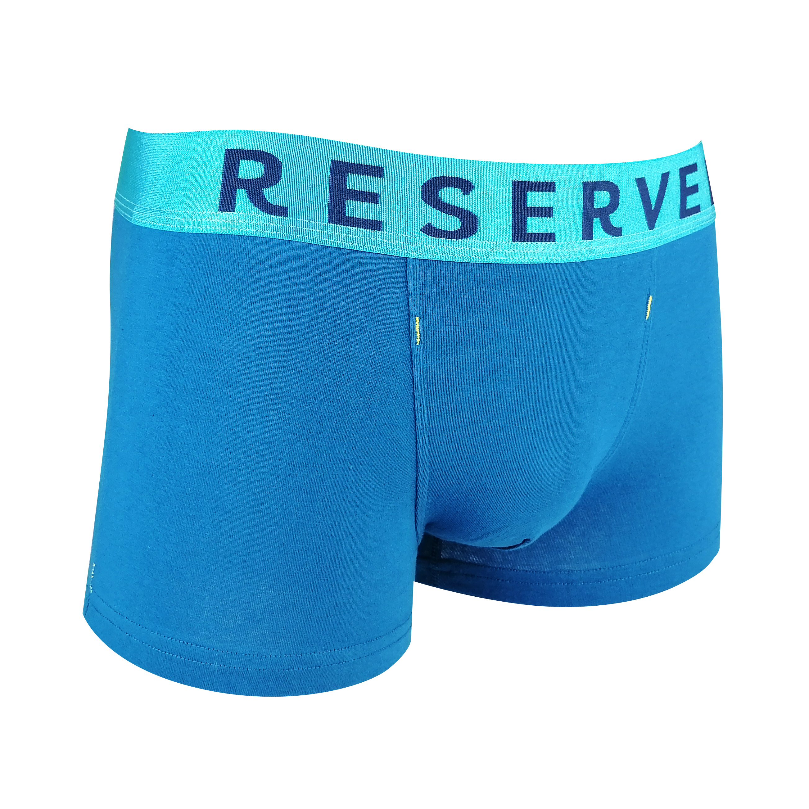 jacquard logo wide elastic fashion palin color men boxer shorts trunk