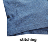 blue melange customized color OEM ODM breathable cotton spandex men boxer shorts