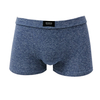 CK2009 inner elastic woven label melange color cotton elastic men boxers shorts trunk