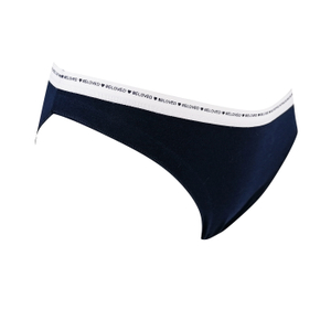 Lady bikini plain color cutomize logo cotton spandex women underwear