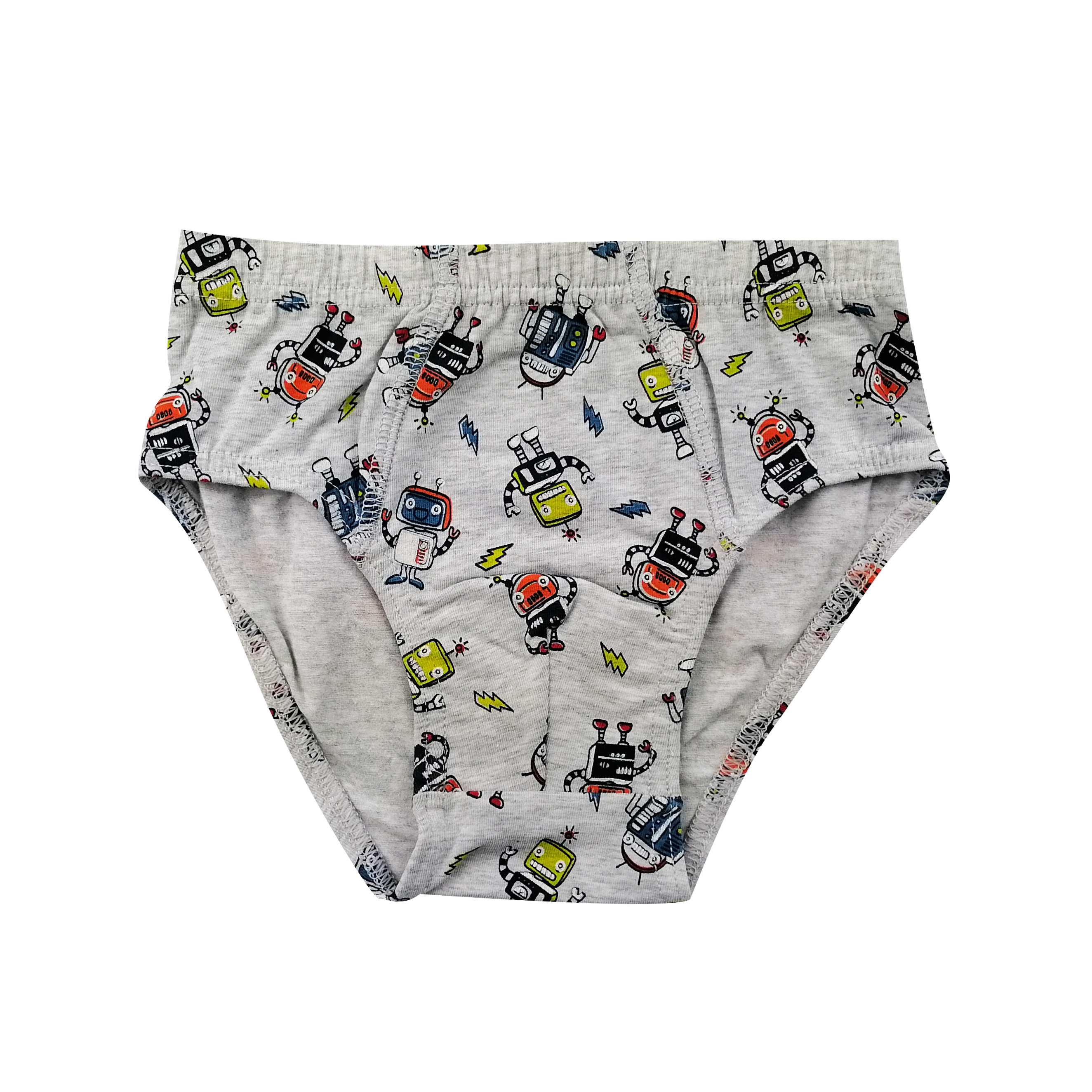 OEM ODM cusotmize all over print cartoon robert printing breathable cotton elastane boys boxers briefs