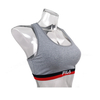 sports women bra wireless cotton elastane customize jacquard logo ladies lingerie