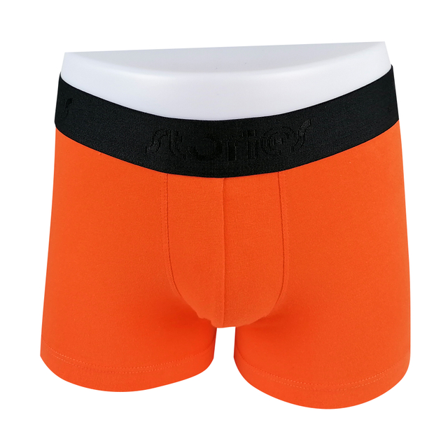 plain color jacquard logo boys boxers teen kids underwear cotton fabric