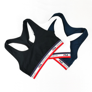 sportbra wireless breathable cotton women lingerie plain color OEM 