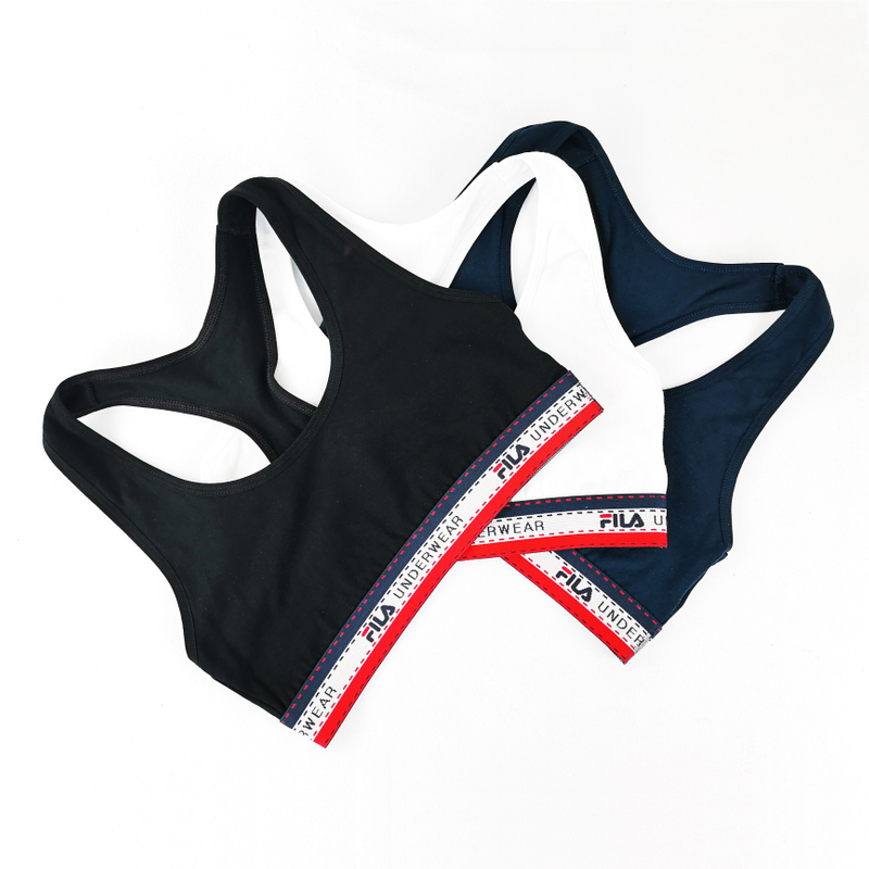 sportbra wireless breathable cotton women lingerie plain color OEM 