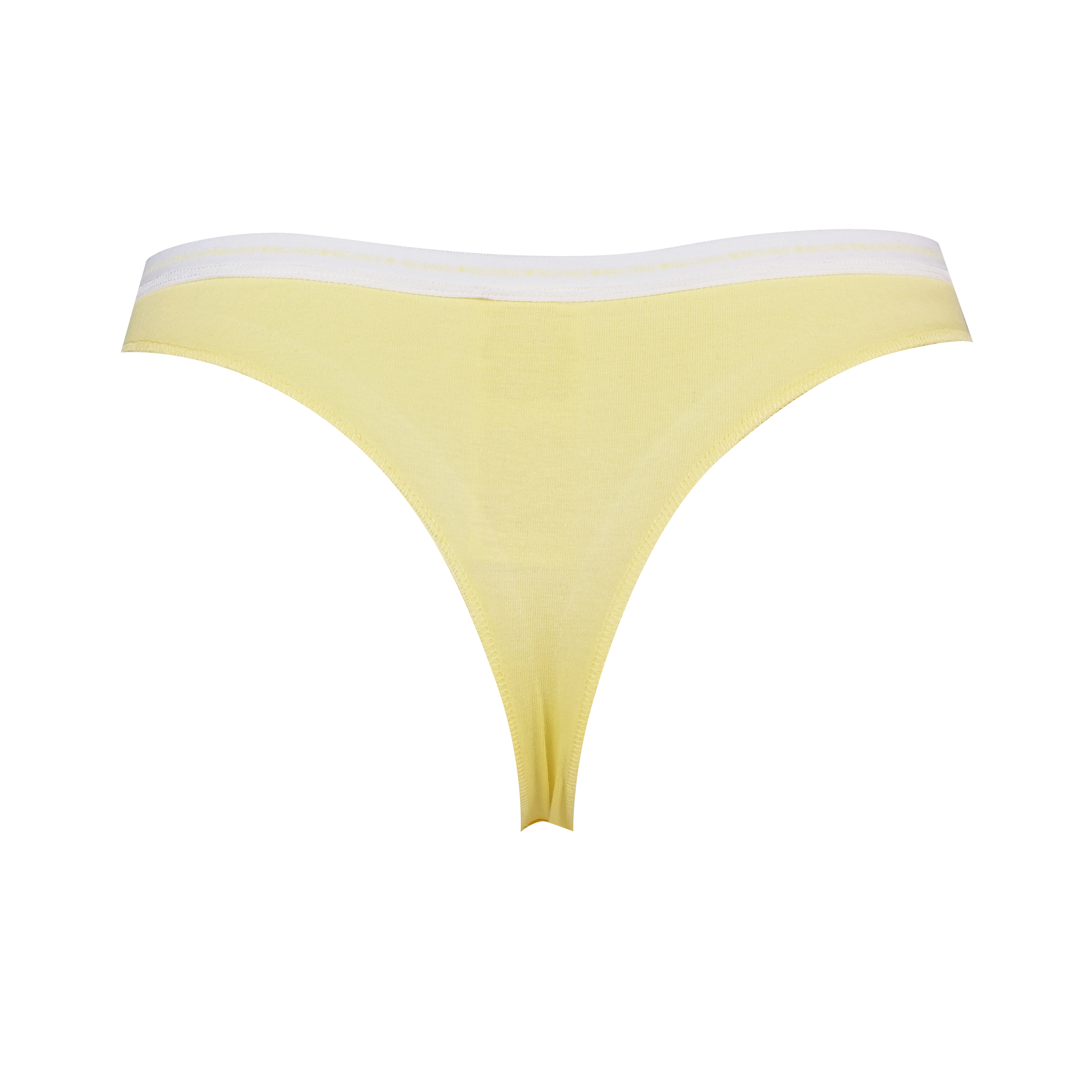 women thongs cotton spandex plain color customize color stitch label