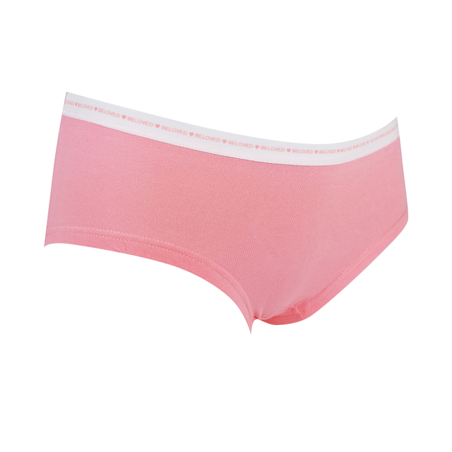 Ladies underwear customize logo cheeky hipster cotton spandex women lingerie