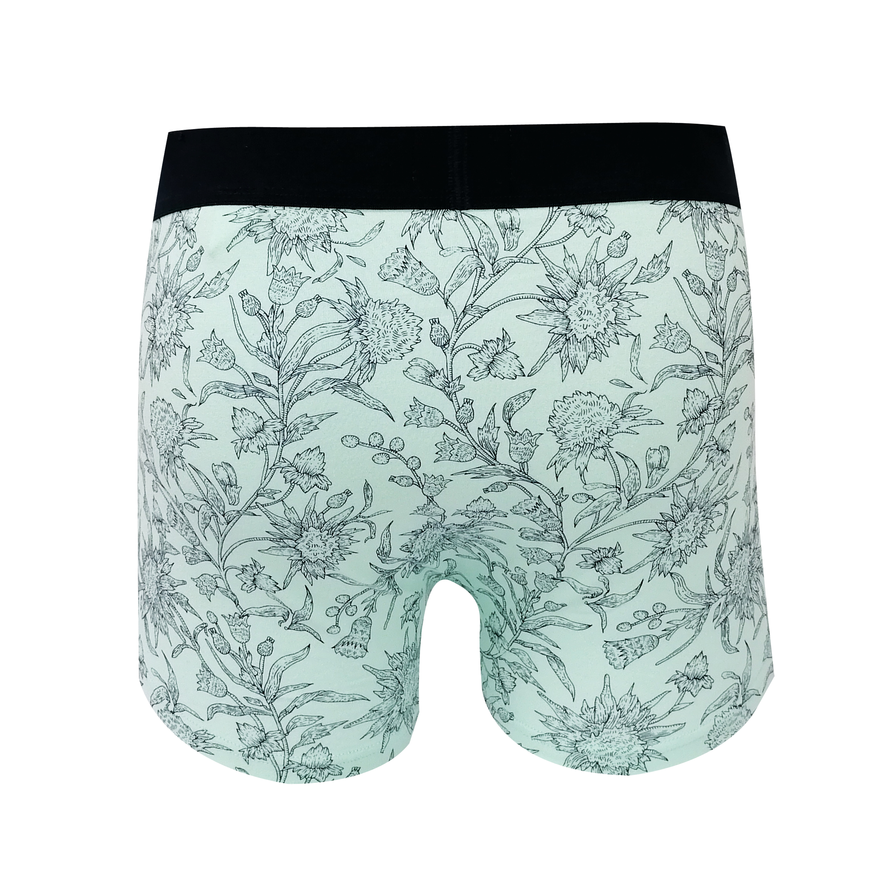 all over print breathable cotton elastane European market men boxer short