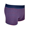 strip print breathable cotton elastane customize logo men boxers shorts
