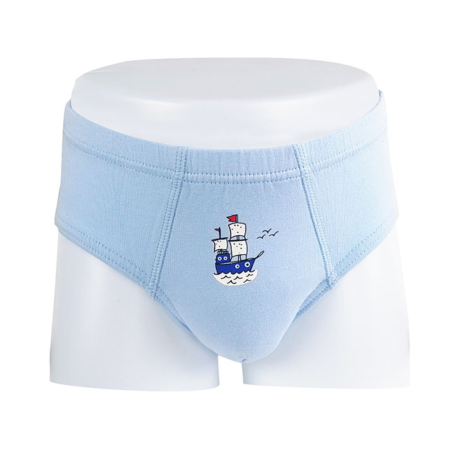 Customize Logo Multi Color Pure Cotton Plain Boys Briefs Underwear