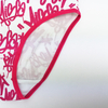 customize all over print soft cotton young girls panties briefs kids underwear
