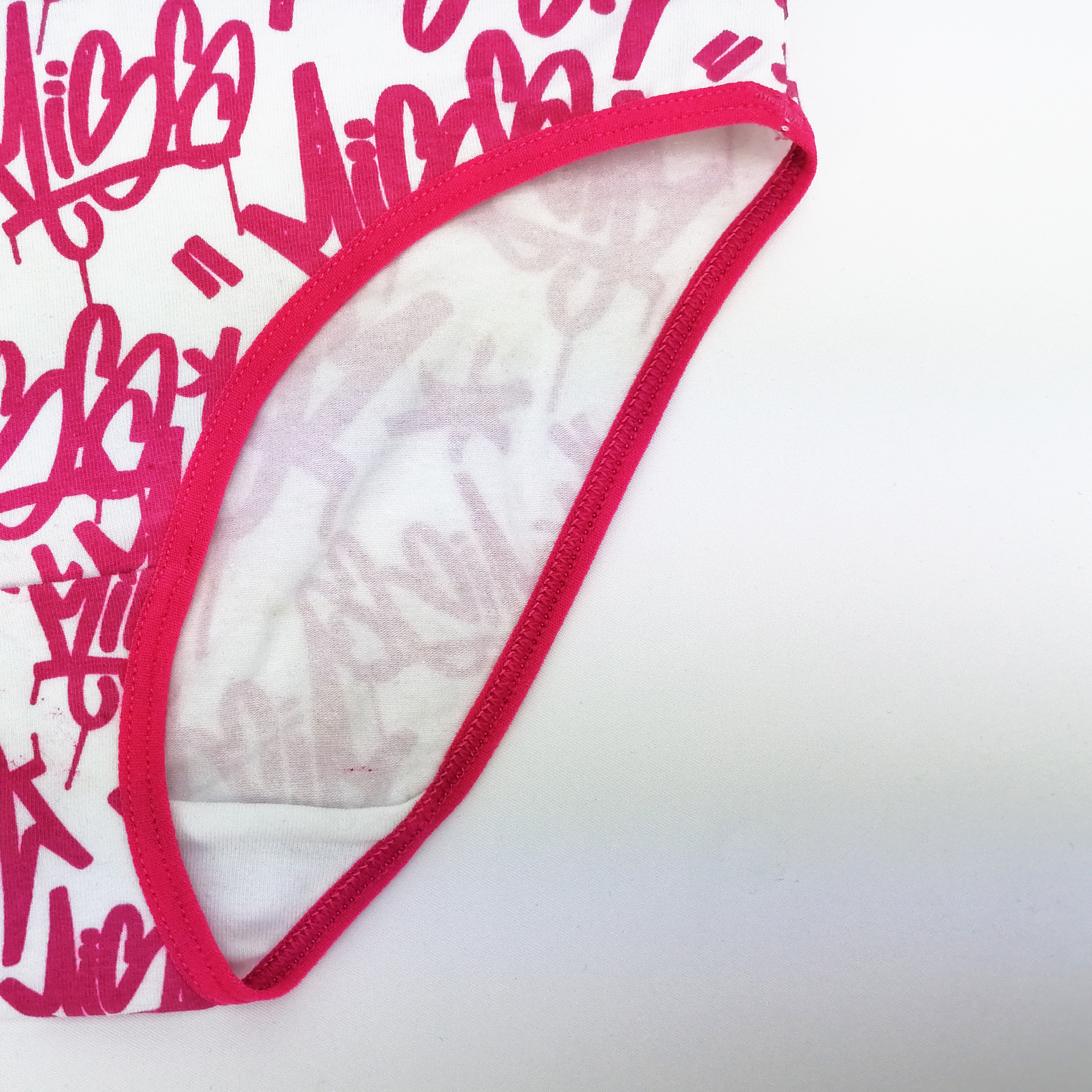 customize all over print soft cotton young girls panties briefs kids underwear