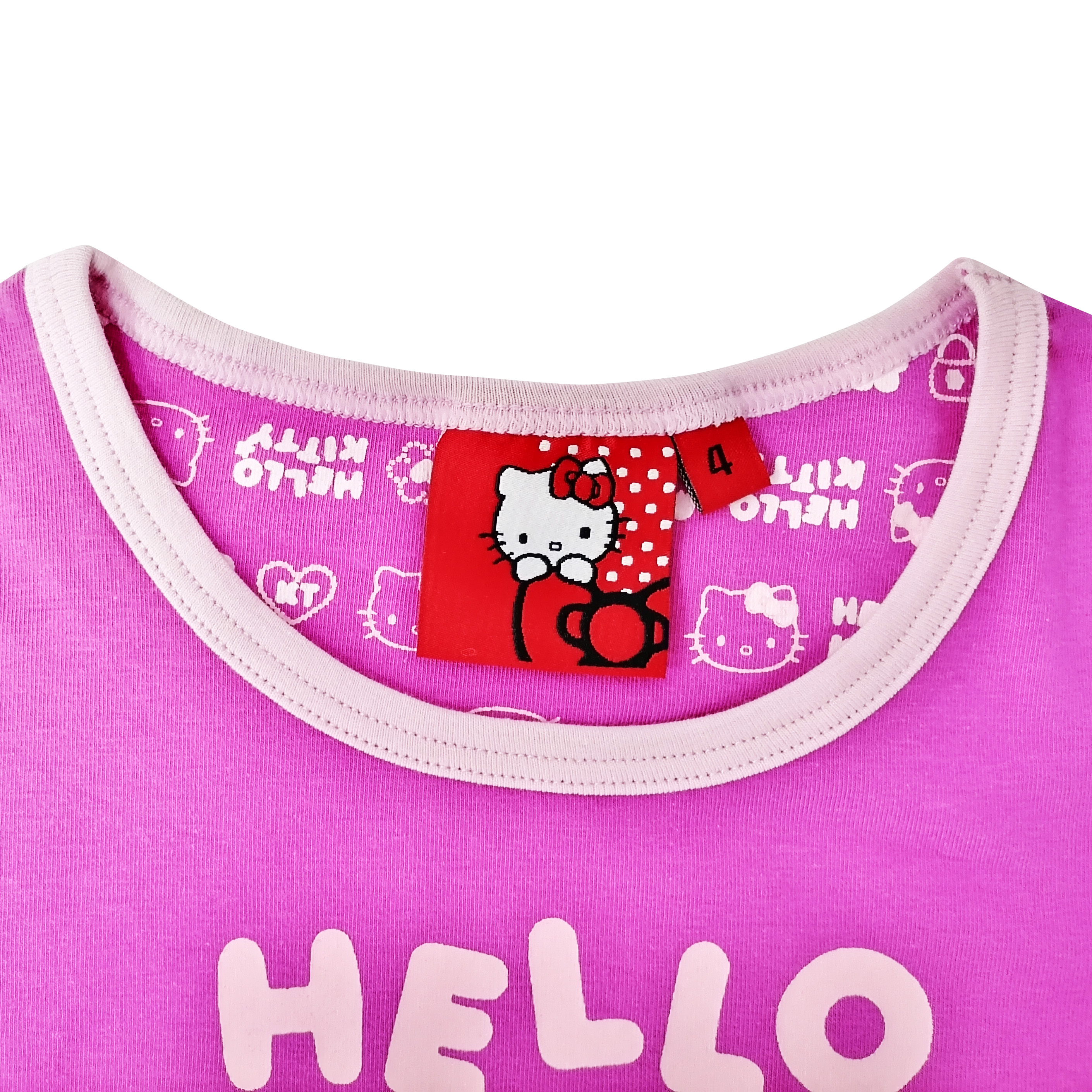 customize lovely cartoon print cotton spandex girls t-shirts kids underwear