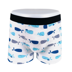 OEM customize all over print cute fish pattern boys underwear