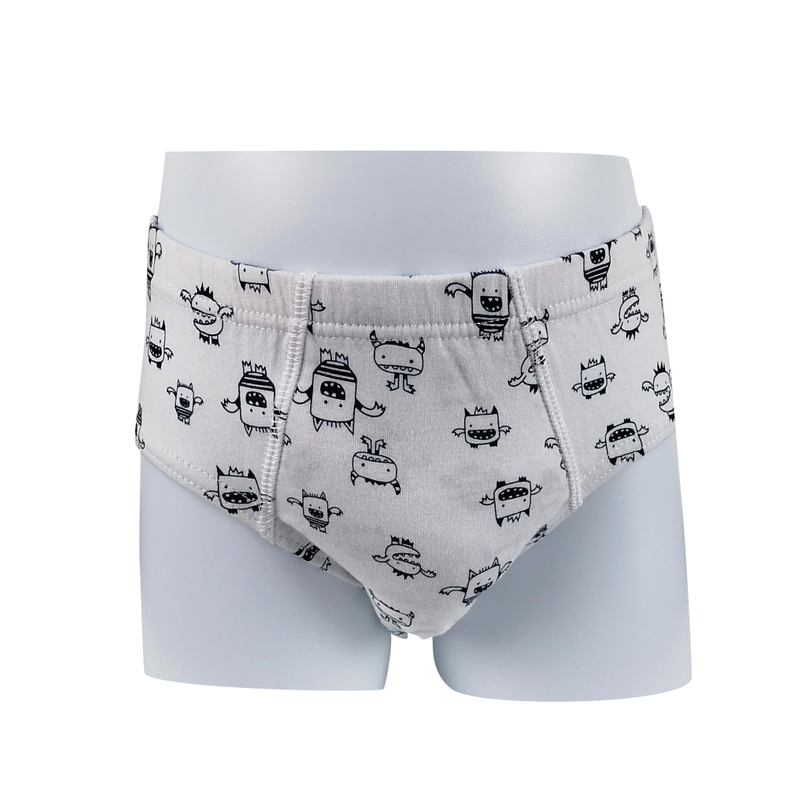 all over print boys briefs cotton spandex OEM ODM kids underwear