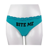 lace waistband customize print soft cotton spandex ladies thong gstring