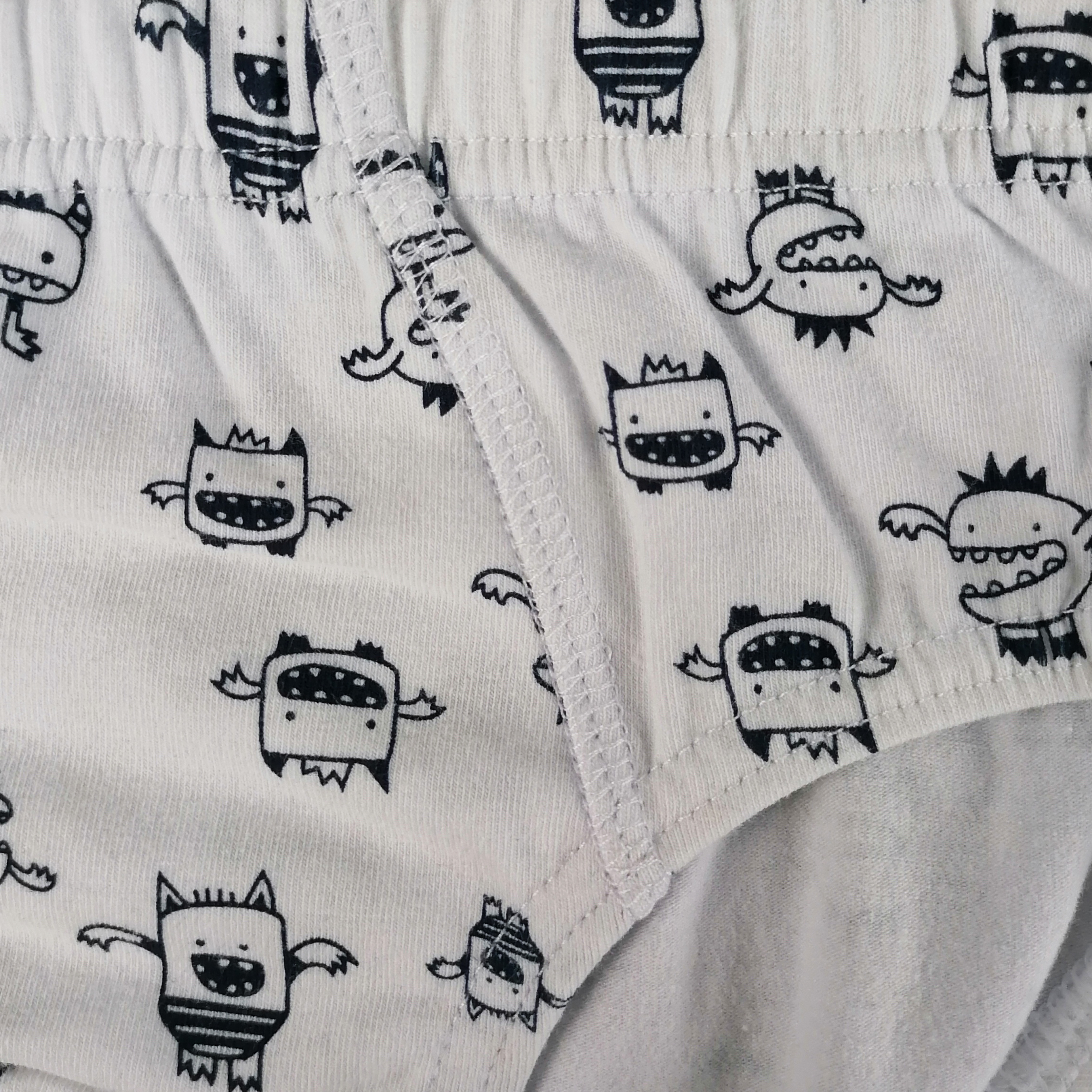 all over print boys briefs cotton spandex OEM ODM kids underwear