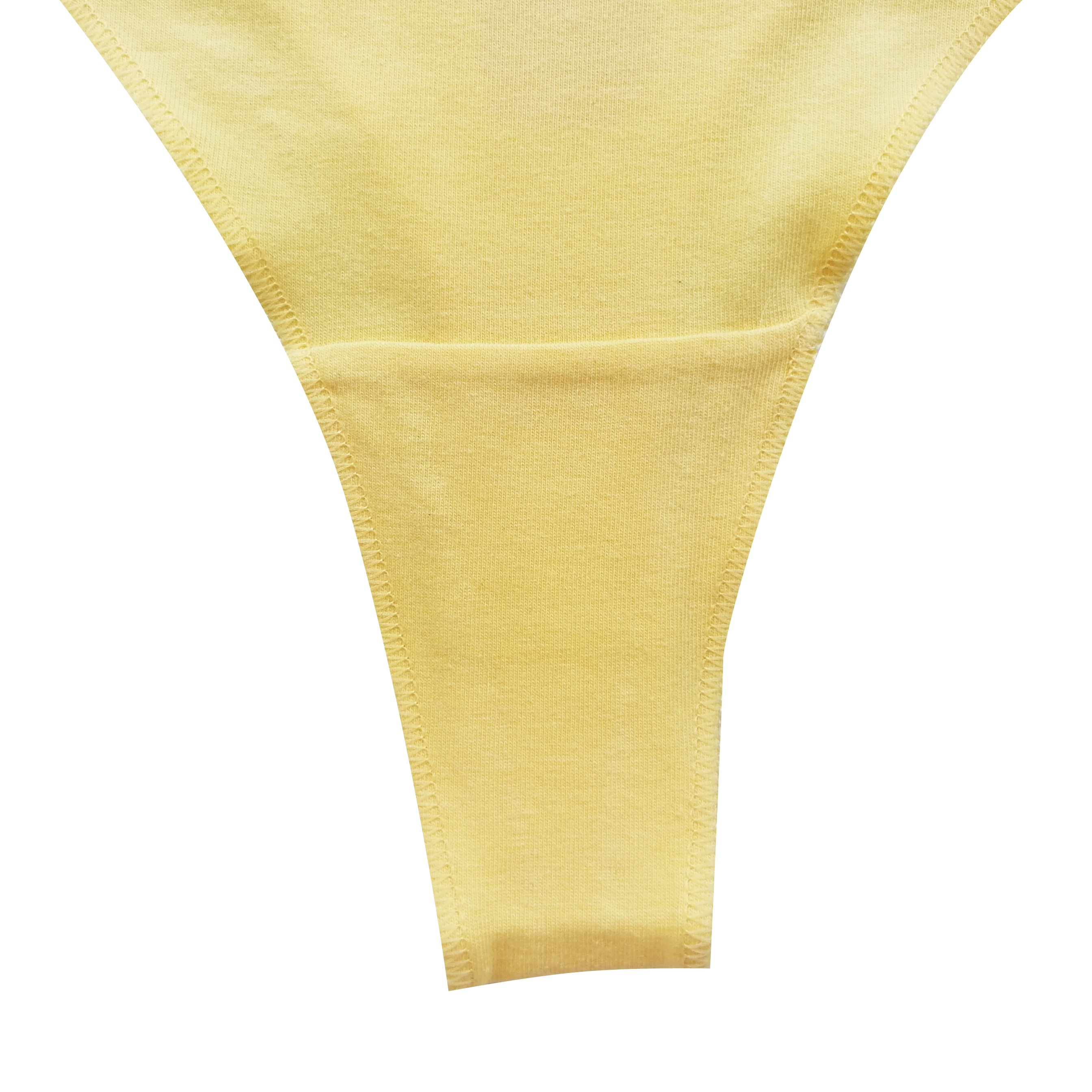 women thongs cotton spandex plain color customize color stitch label