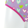 customize jacquard logo all over print breathable cotton elastane girls briefs underwear