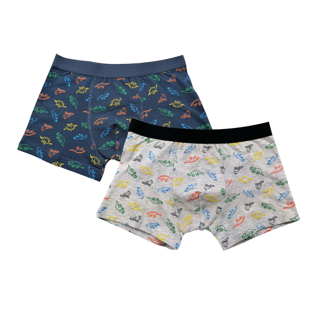 2 PACK cutomize all over print boys boxers underwear OEM with factory price