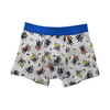 OEM ODM cusotmize all over print cartoon robert printing breathable cotton elastane boys boxers briefs