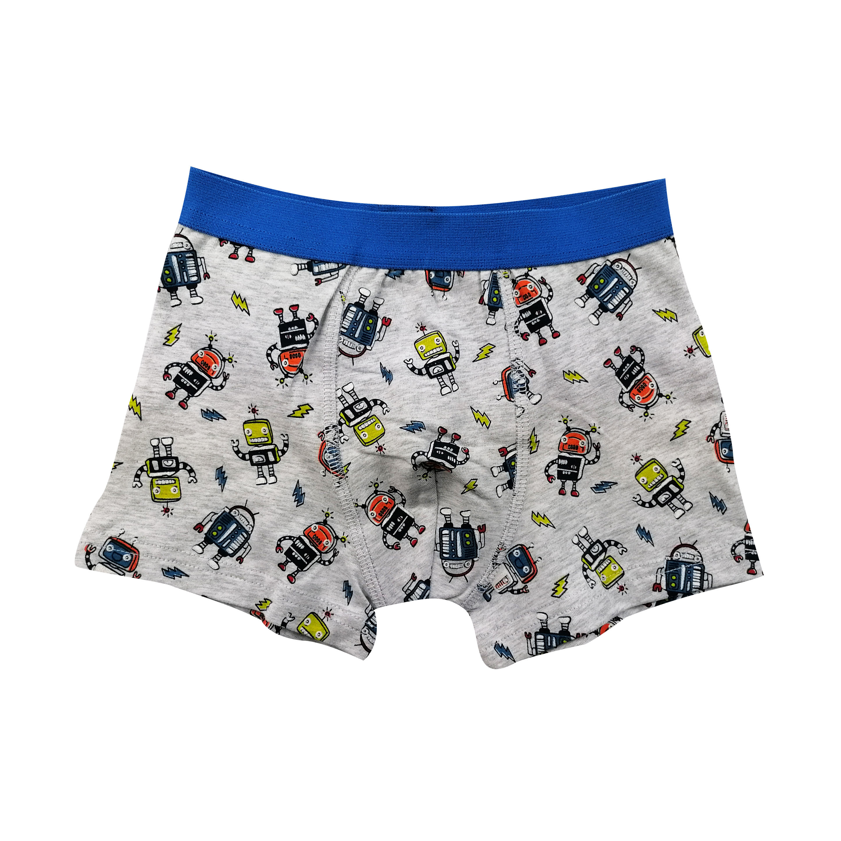 OEM ODM cusotmize all over print cartoon robert printing breathable cotton elastane boys boxers briefs