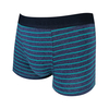 Wholesale customize private logo striped print cotton men boxers shorts
