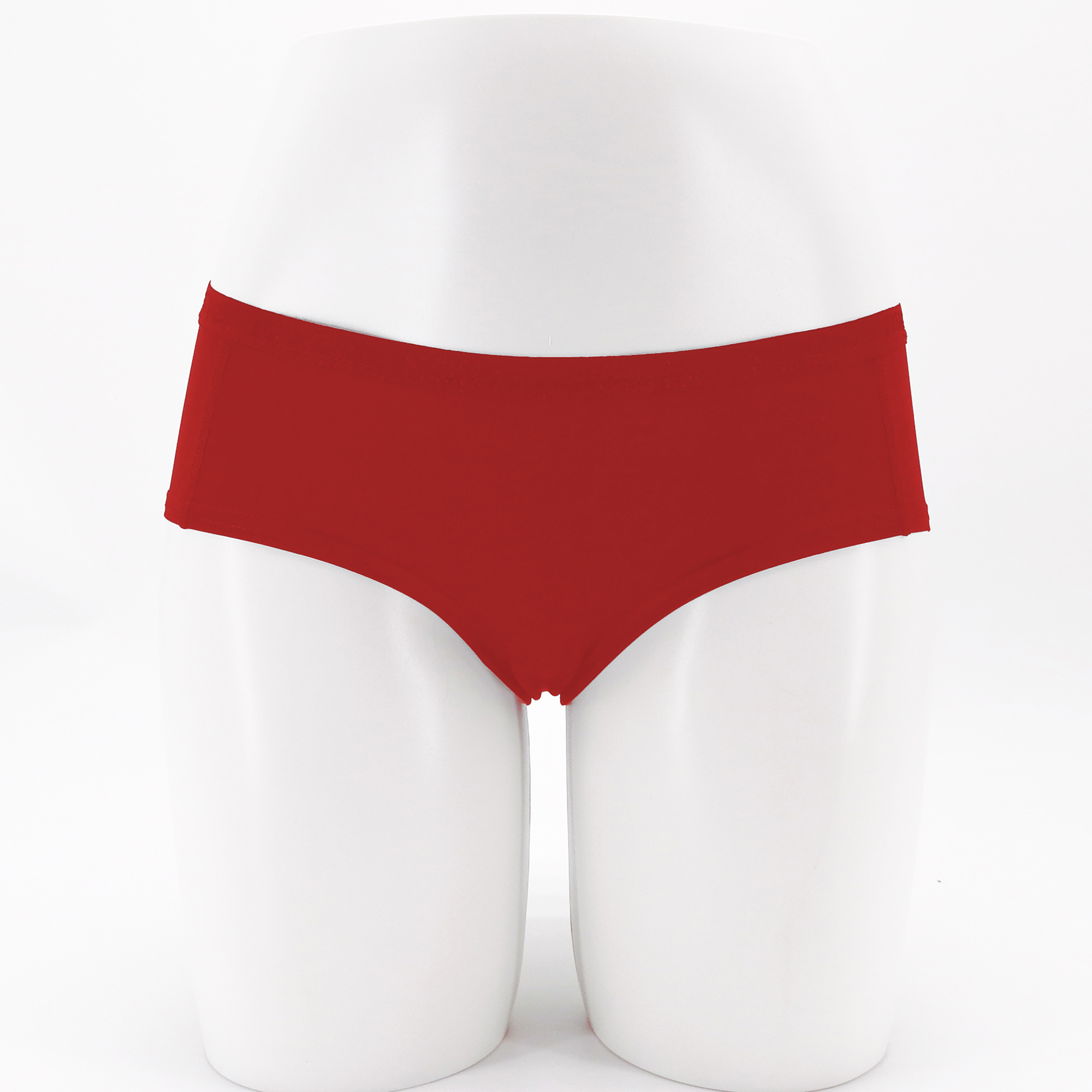 Customize Lace Waistband Elastic Plain Cotton Women Cheeky Underwear