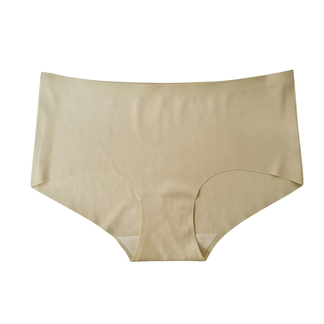 Seamless Nylon Elastane Customize Logo Hipster Women Underwear Panties