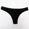 ladies thongs cotton elastane rib fabric sexy design
